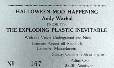 rare artifact from the "Halloween Mod Happening," featuring Andy Warhol’s Exploding Plastic Inevitable and performances by Nico and The Velvet Underground